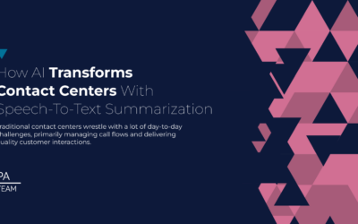 How AI Transforms Contact Centers With Speech-To-Text Summarization