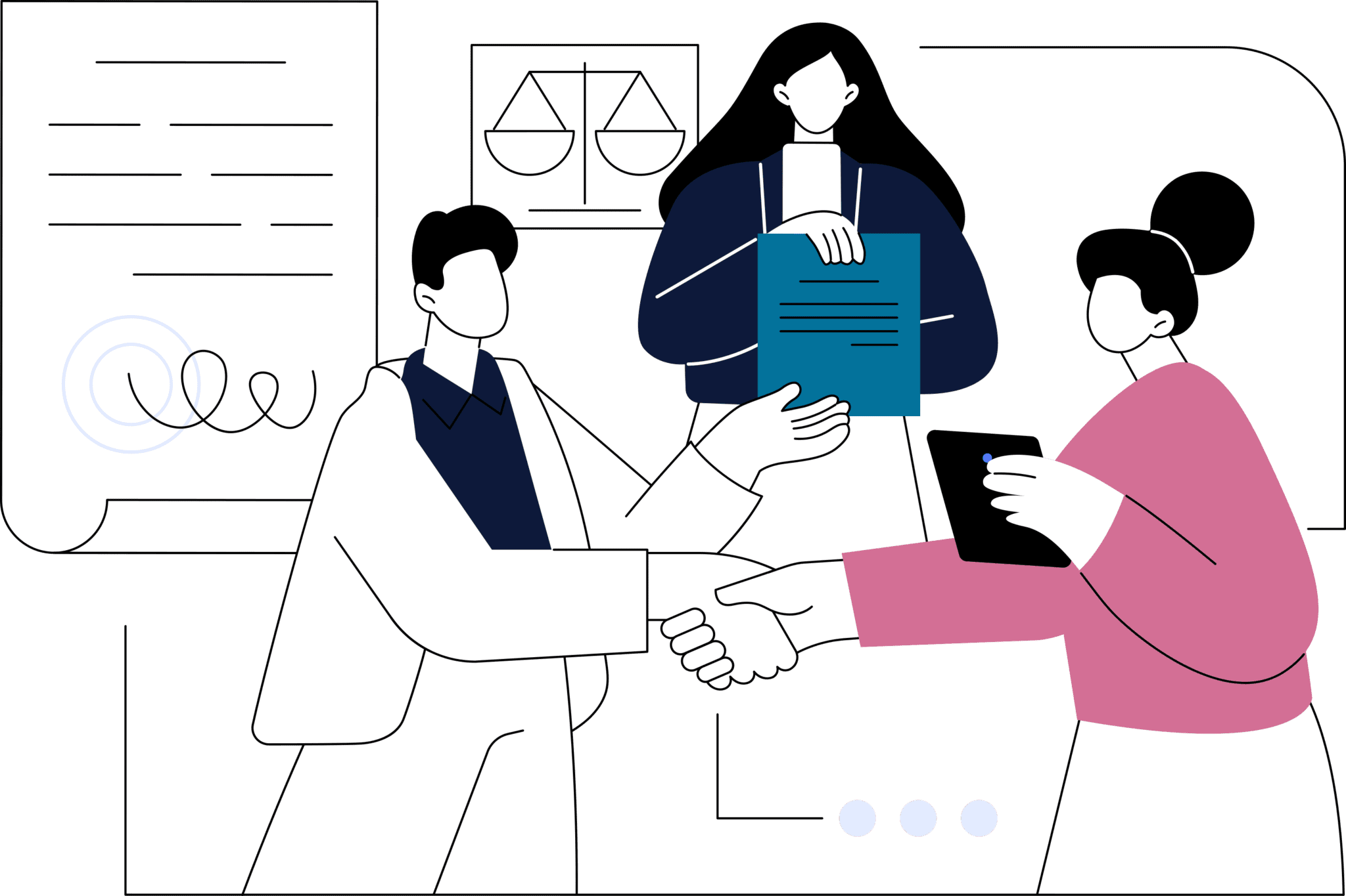 Image showing people discussing as an example of Legal Appeals Process